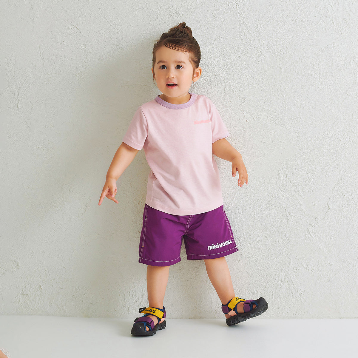 [WEB limited] Short-sleeved T-shirt that feels cool to the touch (for children)