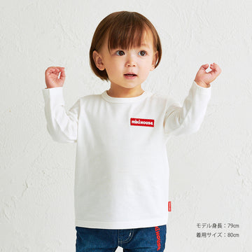【WEB限定】ワッペンロゴ長袖Ｔシャツ【WebLimited】 白 商品画像