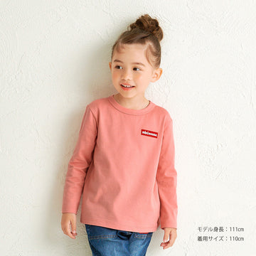 【WEB限定】ワッペンロゴ長袖Ｔシャツ【WebLimited】 サーモンピンク 商品画像