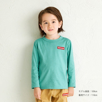 [WEB Limited] Patch logo long sleeve T-shirt [WebLimited]