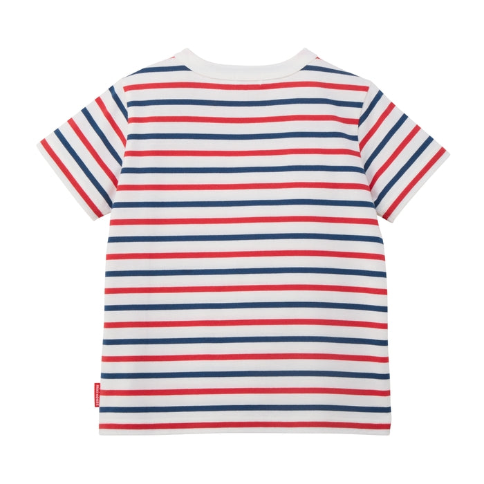 [웹 만] 테두리 짧은 슬리브 티셔츠 [Weblimited]