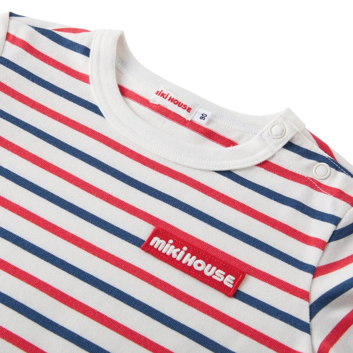 [웹 만] 테두리 짧은 슬리브 티셔츠 [Weblimited]