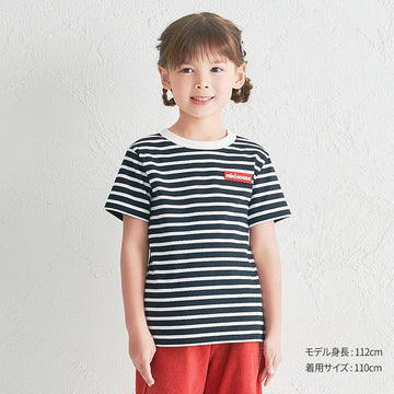 【WEB限定】ボーダー半袖Ｔシャツ【WebLimited】 黒×白 商品画像