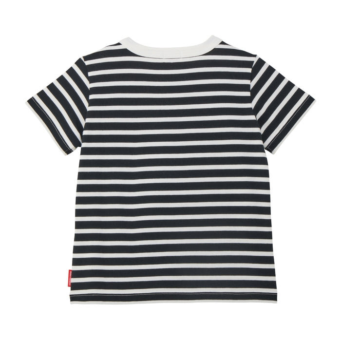 [웹 만] 테두리 짧은 슬리브 티셔츠 [Weblimited]