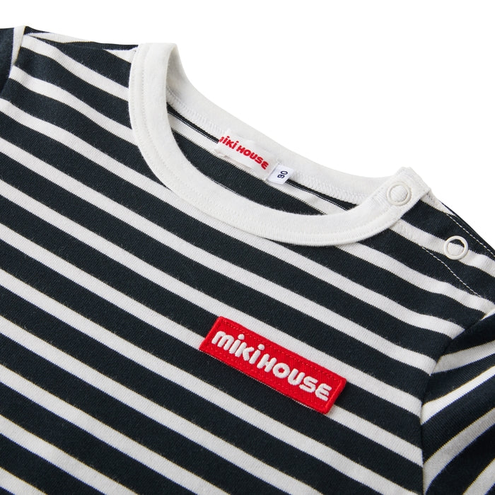 [웹 만] 테두리 짧은 슬리브 티셔츠 [Weblimited]