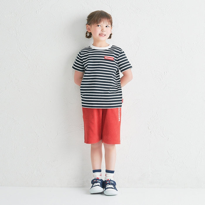 [웹 만] 테두리 짧은 슬리브 티셔츠 [Weblimited]