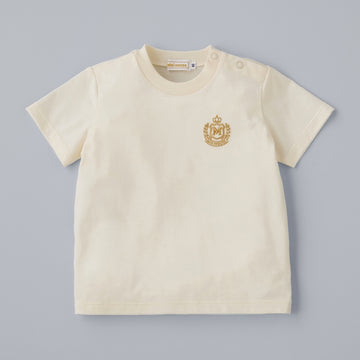 [Gold Label] Baby cashmere x sea island cotton short sleeve T-shirt white 商品画像