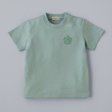 [Gold Label] Baby cashmere x sea island cotton short sleeve T-shirt ice green 商品画像
