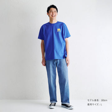 [Special price] Short sleeve T-shirt (for adults) [Delivery date/cancellation/return not possible] blue 商品画像