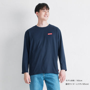【WEB限定】ワッペンロゴ長袖Ｔシャツ（大人用）【WebLimited】 紺 商品画像