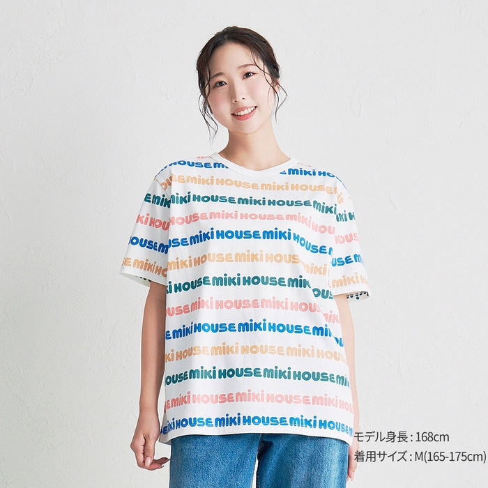 【WEB限定】総柄ロゴ半袖Ｔシャツ（大人用）【WebLimited】