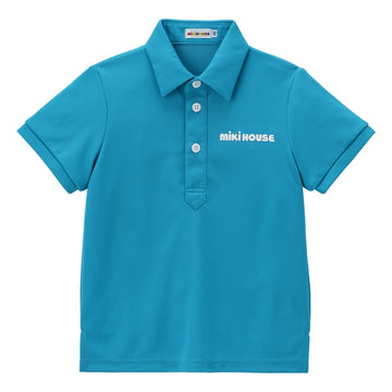 short sleeve polo shirt blue 商品画像