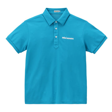 Short sleeve polo shirt (for adults) blue 商品画像