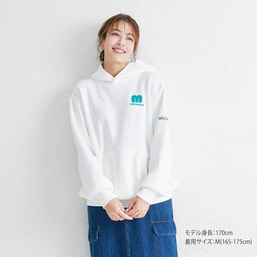 【WEB限定】裏起毛ダンボールニットフーディー（大人用）【WebLimited】 白 商品画像