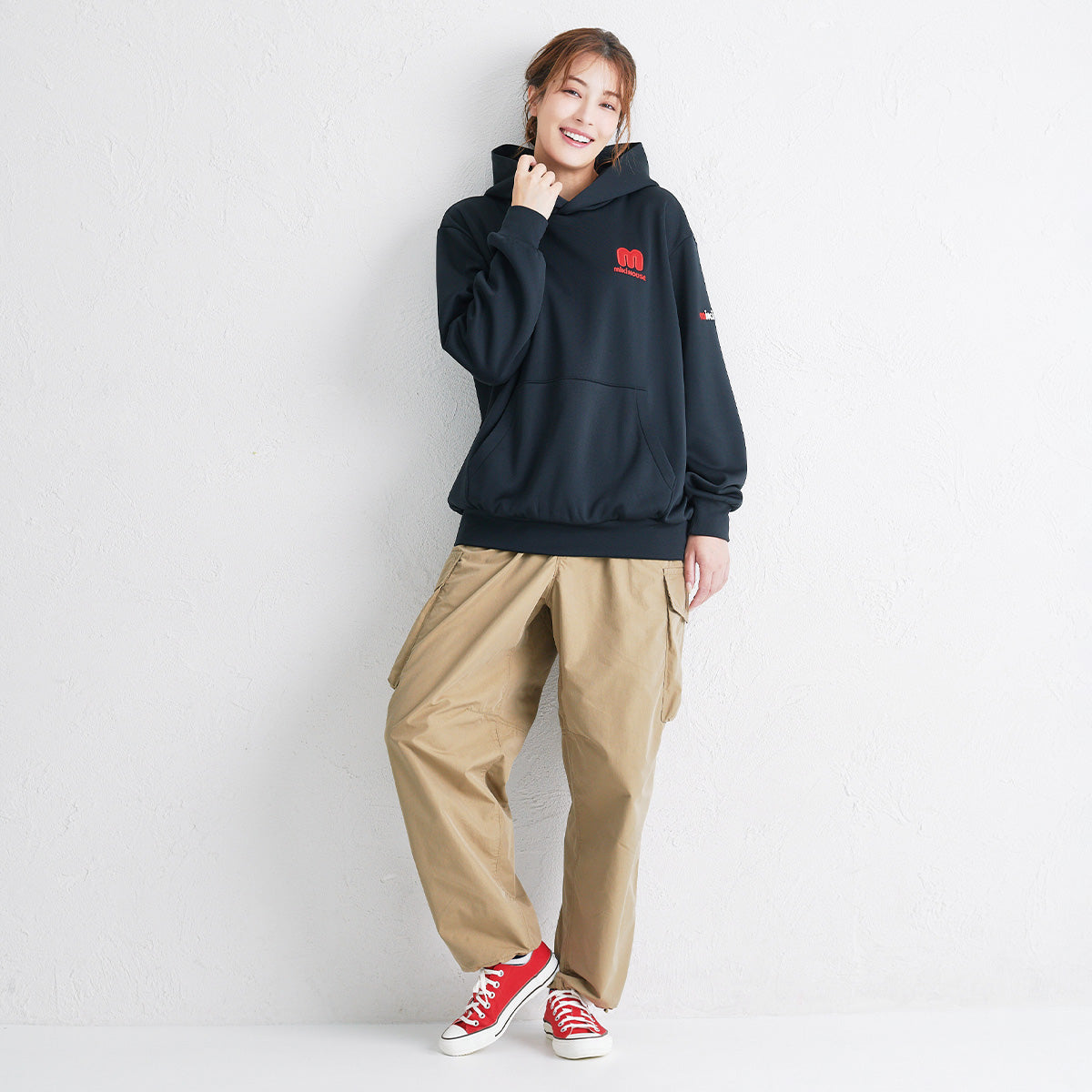WEB限定】裏起毛ダンボールニットフーディー（大人用）【WebLimited
