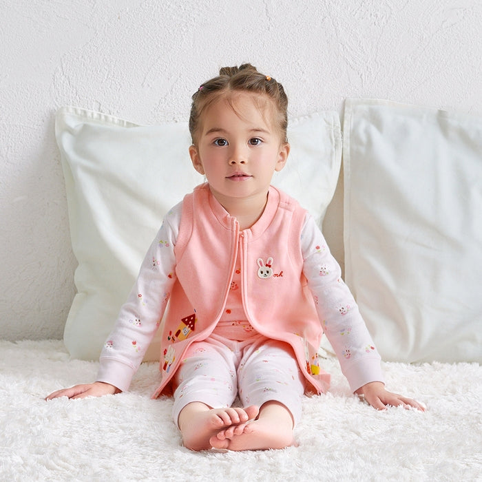 迷你羊毛桩背心