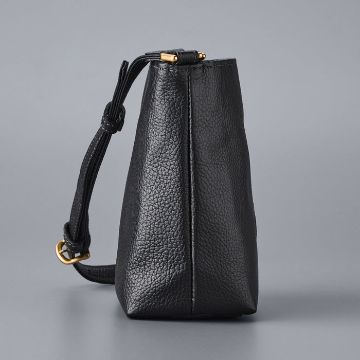[Gold Label] Cowhide shoulder bag