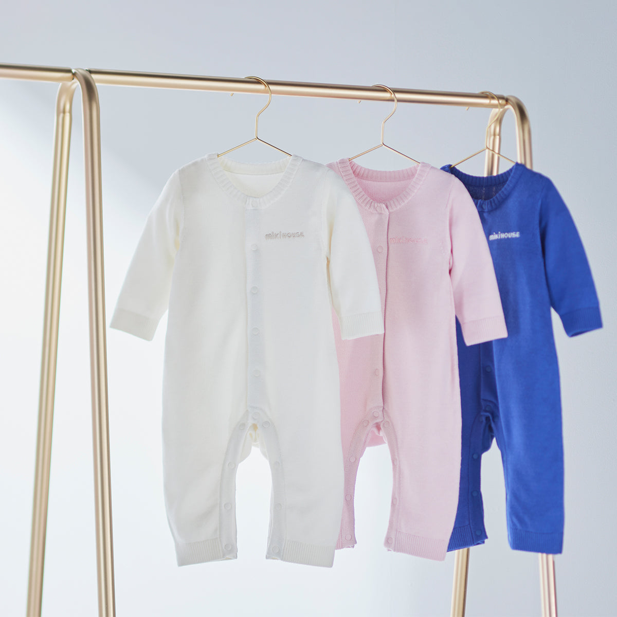 【ゴールドレーベル】シルクニットカバーオール