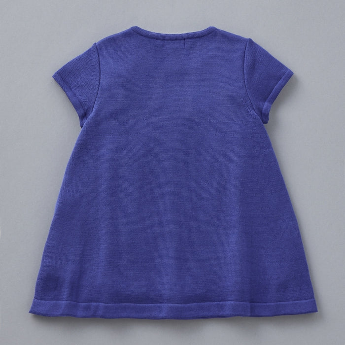 【ゴールドレーベル】シルクニット半袖ワンピース