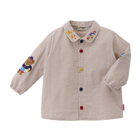 ミキハウスベア 長袖ブラウス