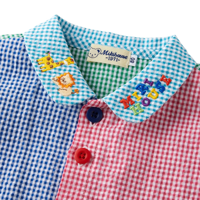 ミキハウスベア 長袖ブラウス