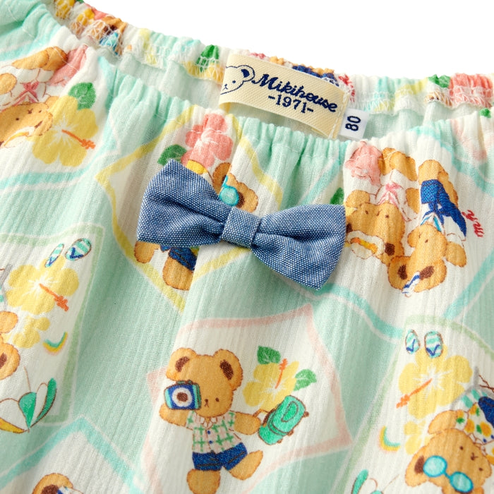 ミキハウスベア ワンピース