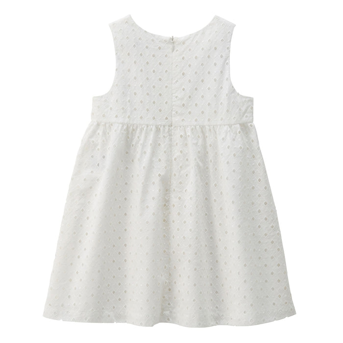 La [Unconfirmed] Diamond pattern cotton lace dress
