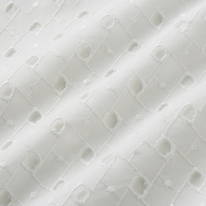 La [Unconfirmed] Diamond pattern cotton lace dress