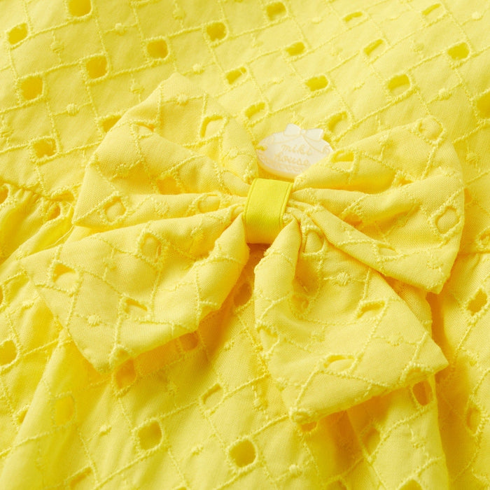 La [Unconfirmed] Diamond pattern cotton lace dress