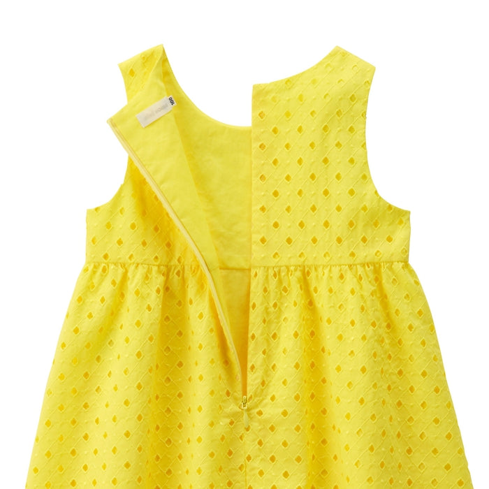 La [Unconfirmed] Diamond pattern cotton lace dress