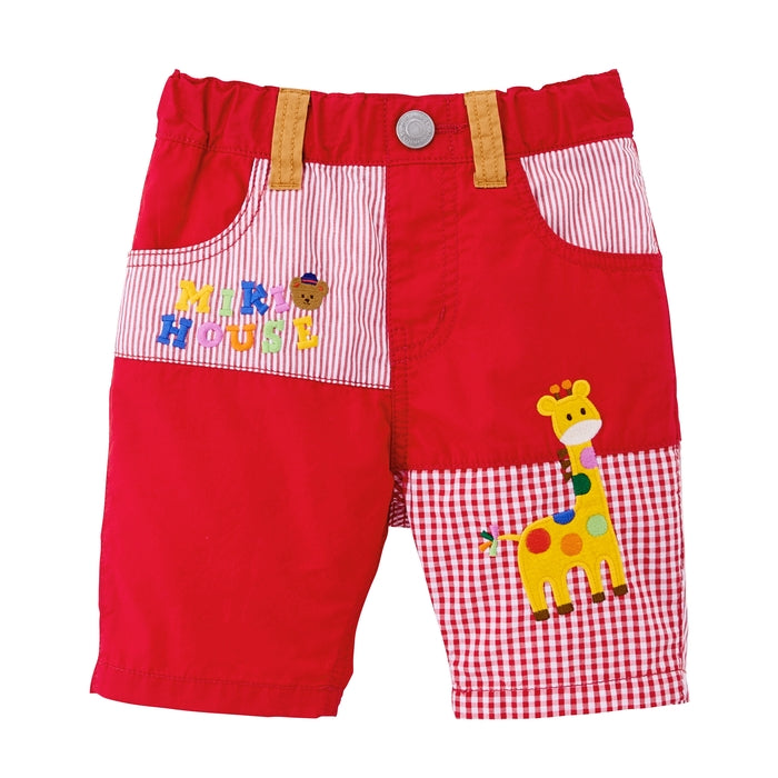 ミキハウスベア６分丈パンツ