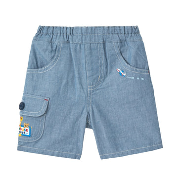 [Thanksgiving] Half-length pants [No cancellations or returns] blue 商品画像