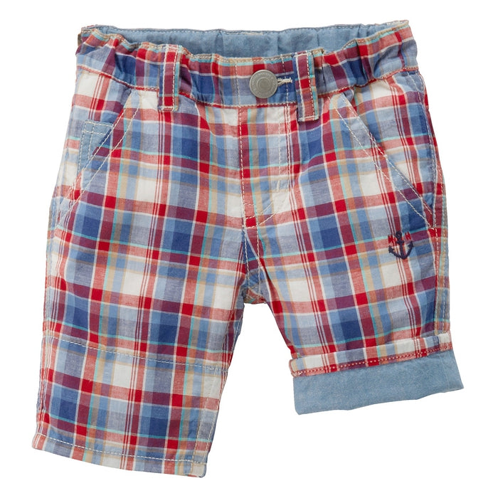 Three-quarter length pants with Ikari mark embroidery