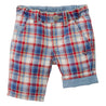 Three-quarter length pants with Ikari mark embroidery