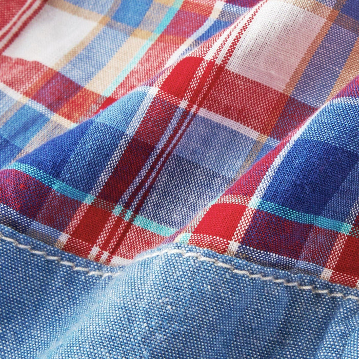 Three-quarter length pants with Ikari mark embroidery