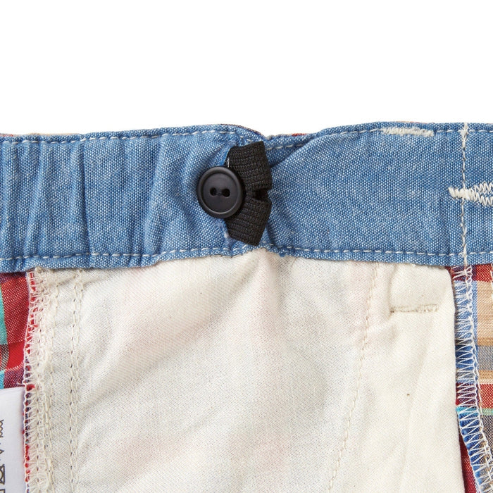 Three-quarter length pants with Ikari mark embroidery