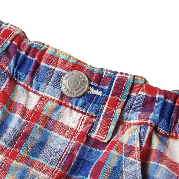 Three-quarter length pants with Ikari mark embroidery