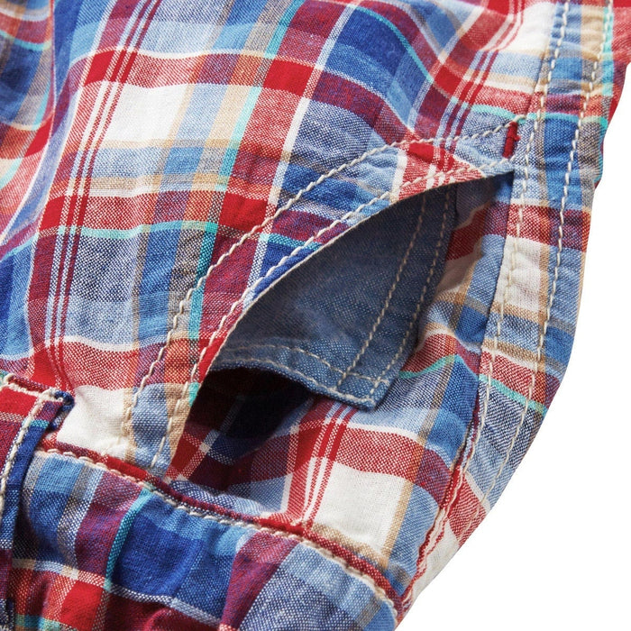 Three-quarter length pants with Ikari mark embroidery