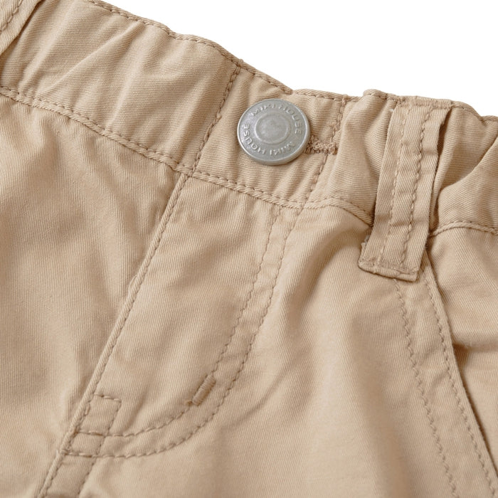 Three-quarter length pants with Ikari mark embroidery