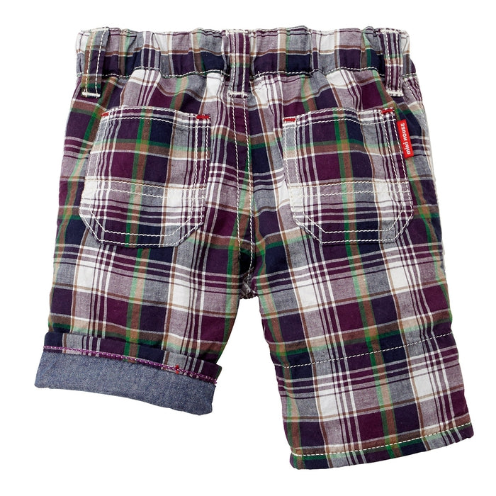 Three-quarter length pants with Ikari mark embroidery