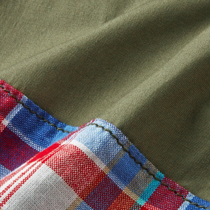 Three-quarter length pants with Ikari mark embroidery