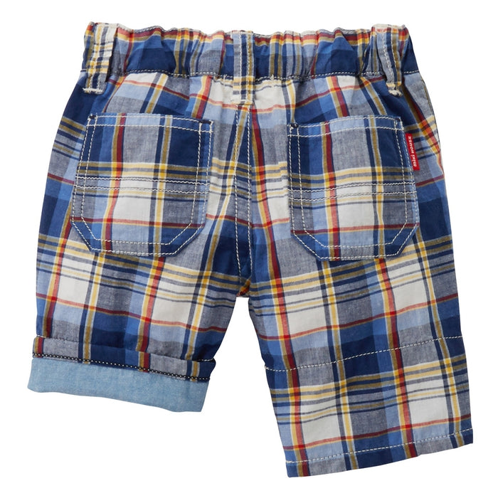 Three-quarter length pants with Ikari mark embroidery
