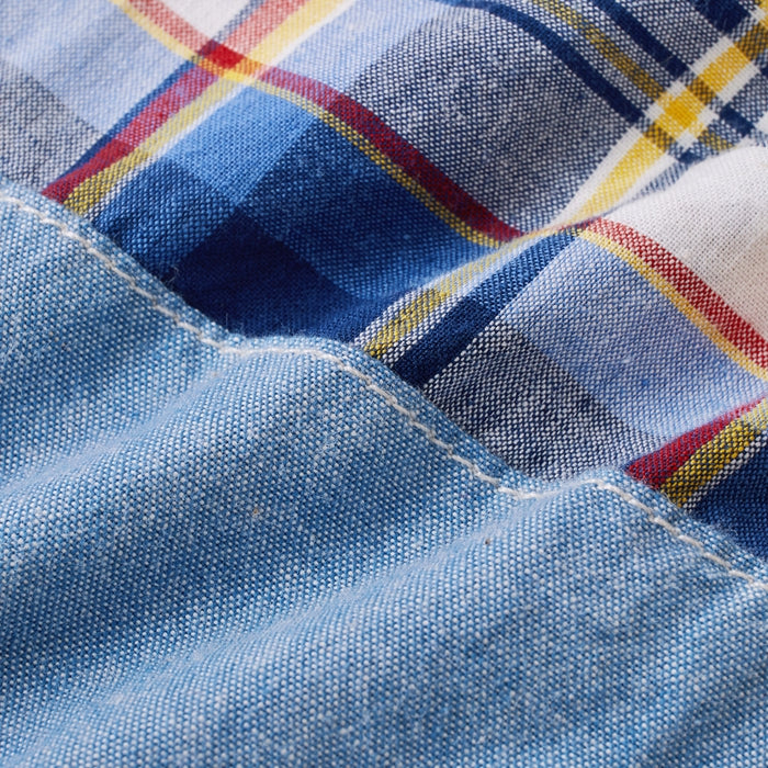Three-quarter length pants with Ikari mark embroidery