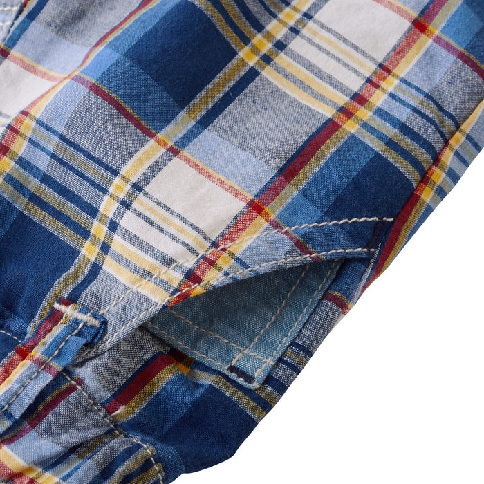 Three-quarter length pants with Ikari mark embroidery