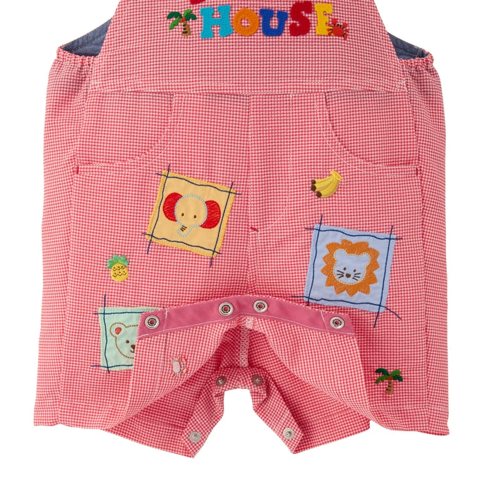 ミキハウスベア ５分丈オーバーオール