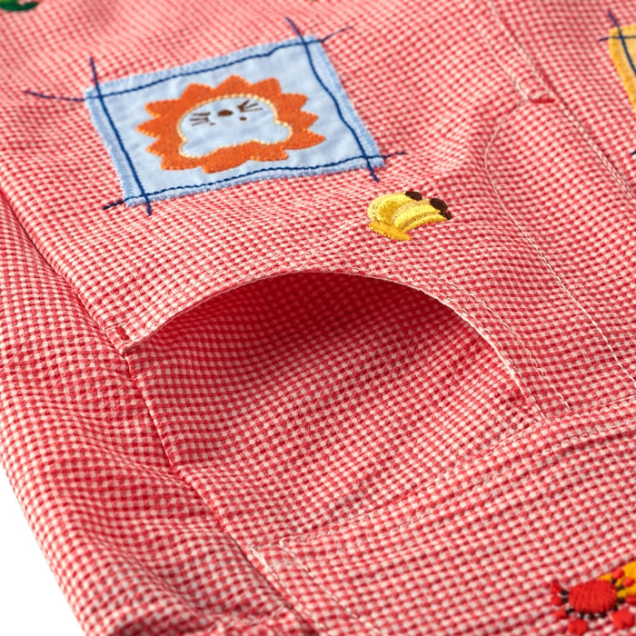 ミキハウスベア ５分丈オーバーオール