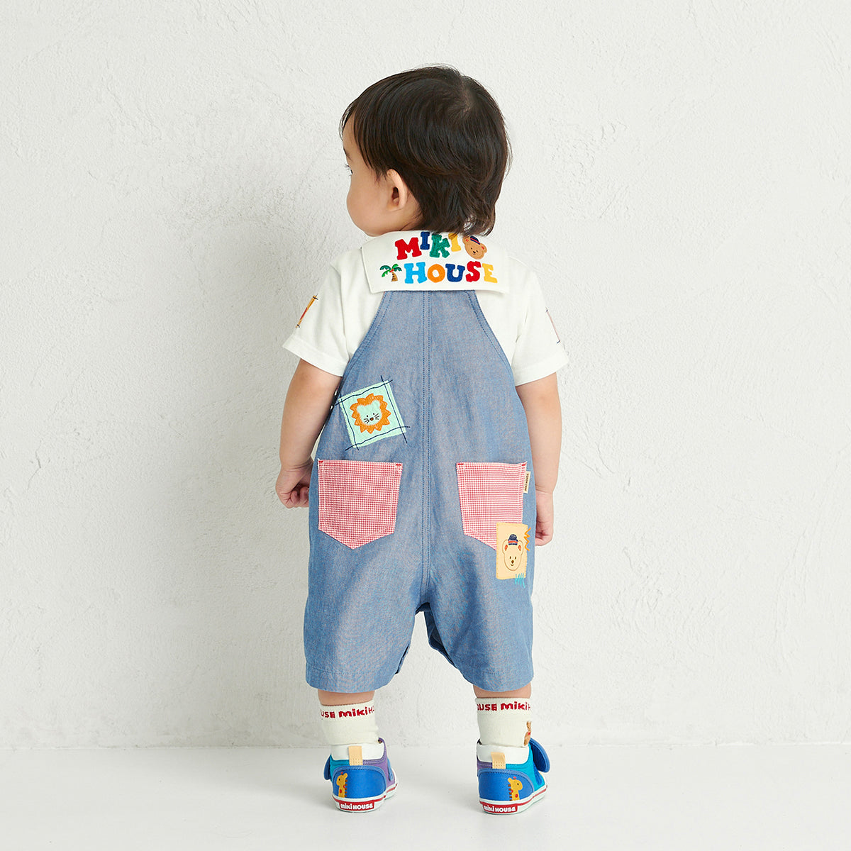 MIKI HOUSE5/5 길이의 바지를 견뎌냅니다