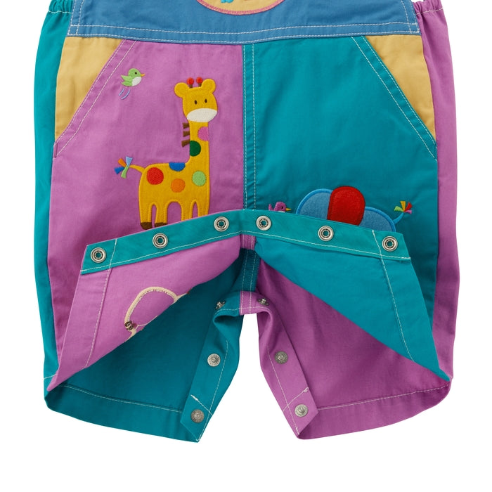 ミキハウスベア ６分丈オーバーオール