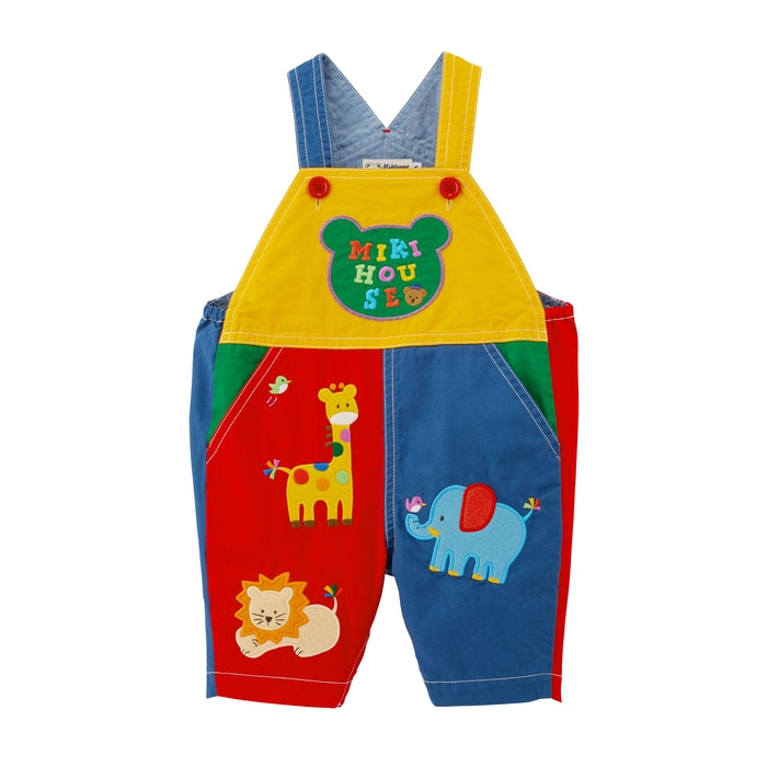 ミキハウスベア ６分丈オーバーオール