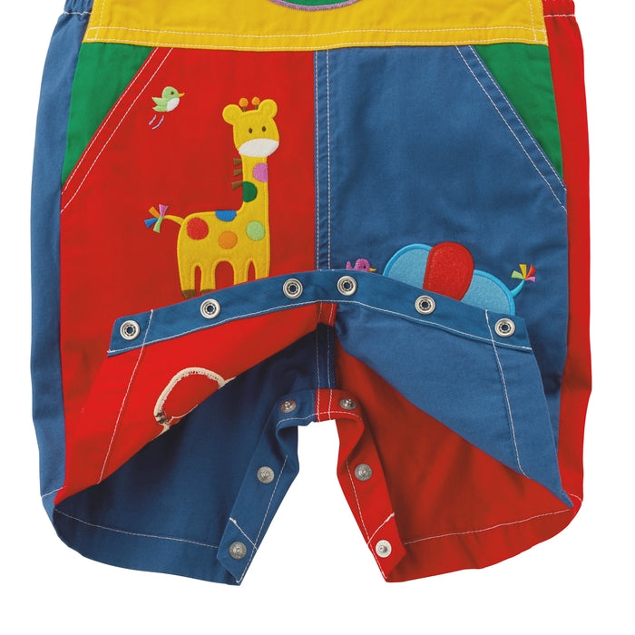 ミキハウスベア ６分丈オーバーオール